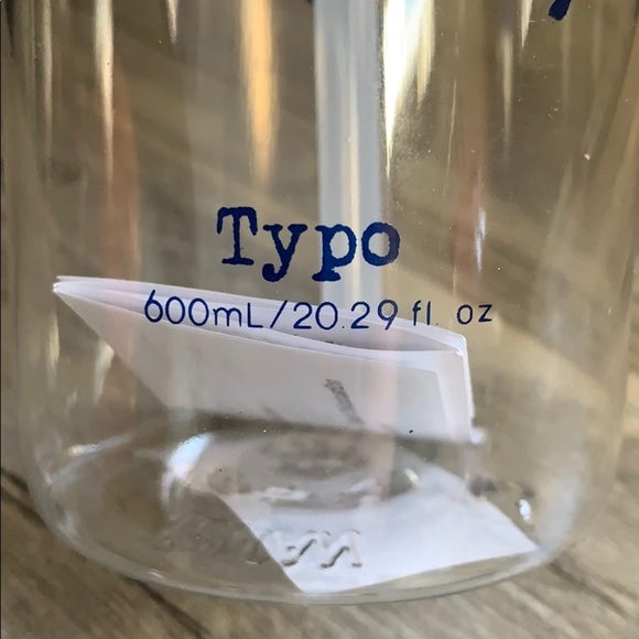 Typo The Refresher Drink World Map Water Bottle With Straw - Picture 4 of 8